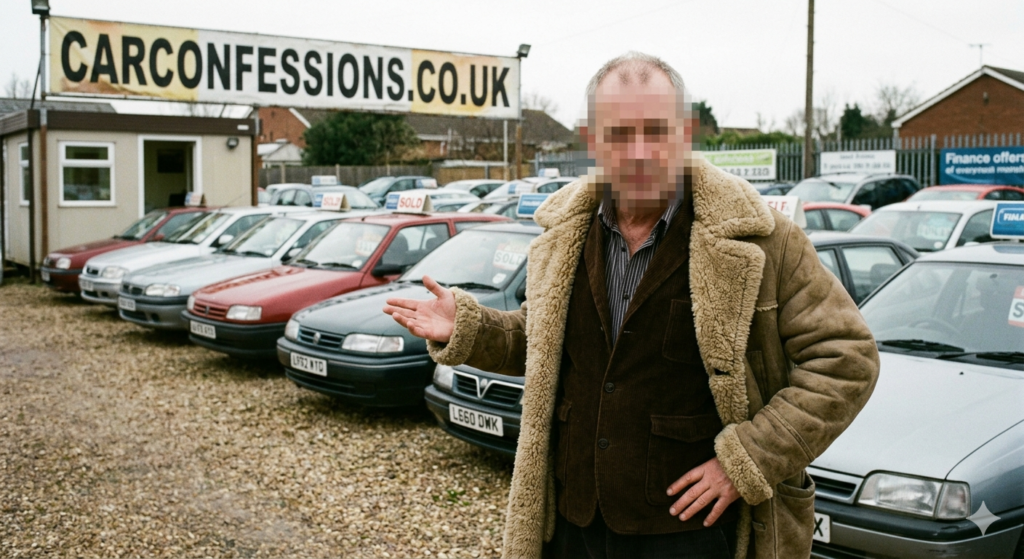 Frank Butcher at his used car forecourt - car advice from an industry insider
